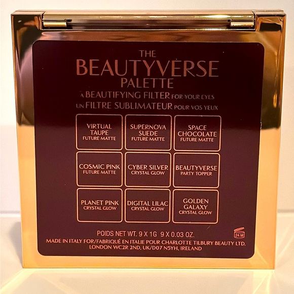 CHARLOTTE TILBURY THE BEAUTY VERSE PALETTE for EYES•LIMITED EDITION•9 Shades NIB - Picture 15 of 16